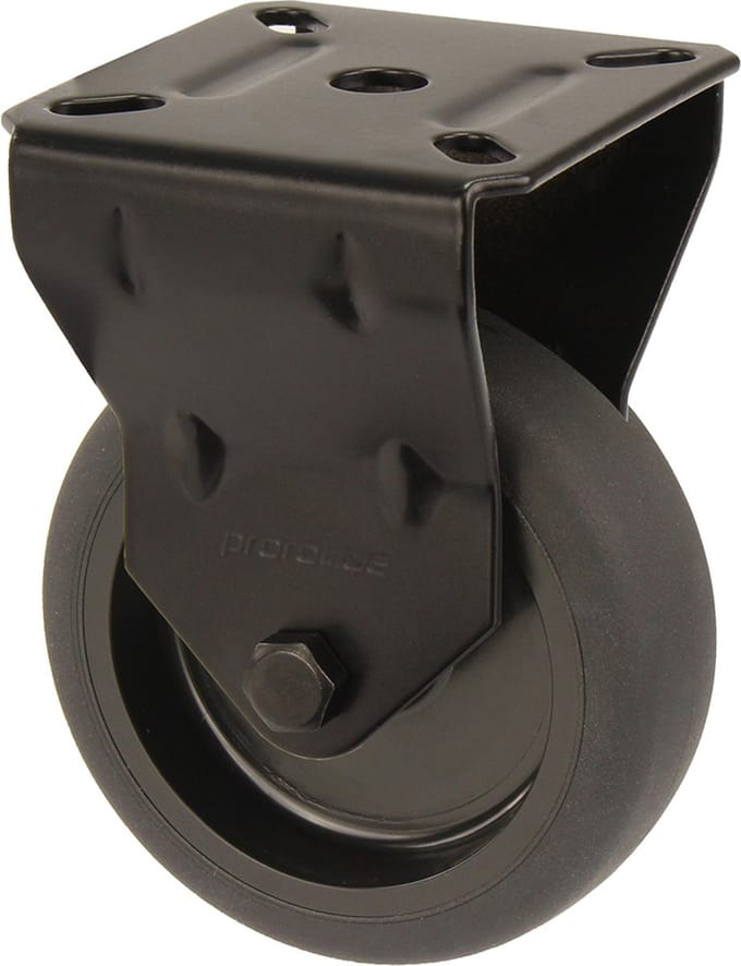 Wovar Bokwiel Zwart 50 mm | Per Stuk