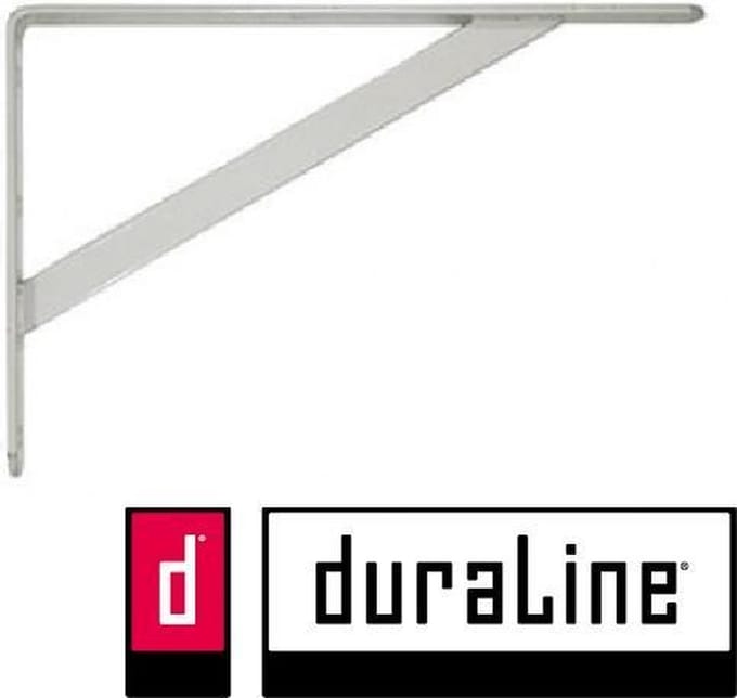 Duraline Plankdrager Industrie Wit 25x40cm