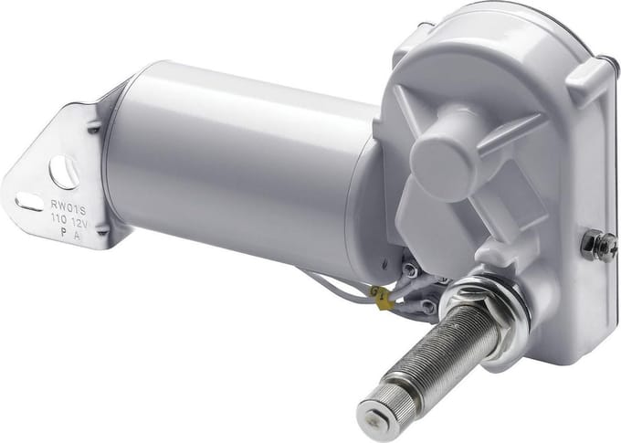 Vetus Grote Axis Rws Ruitenwissermotor 12v Zilver