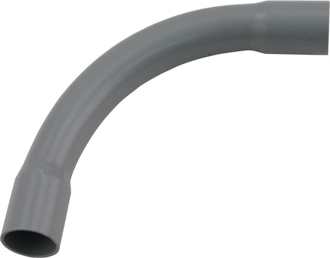 Pipelife BOCHT PVC 5/8 GRIJS 5 stuks
