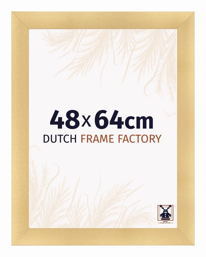 Fotolijst 48x64 cm - MDF - Goud Mat - Praag