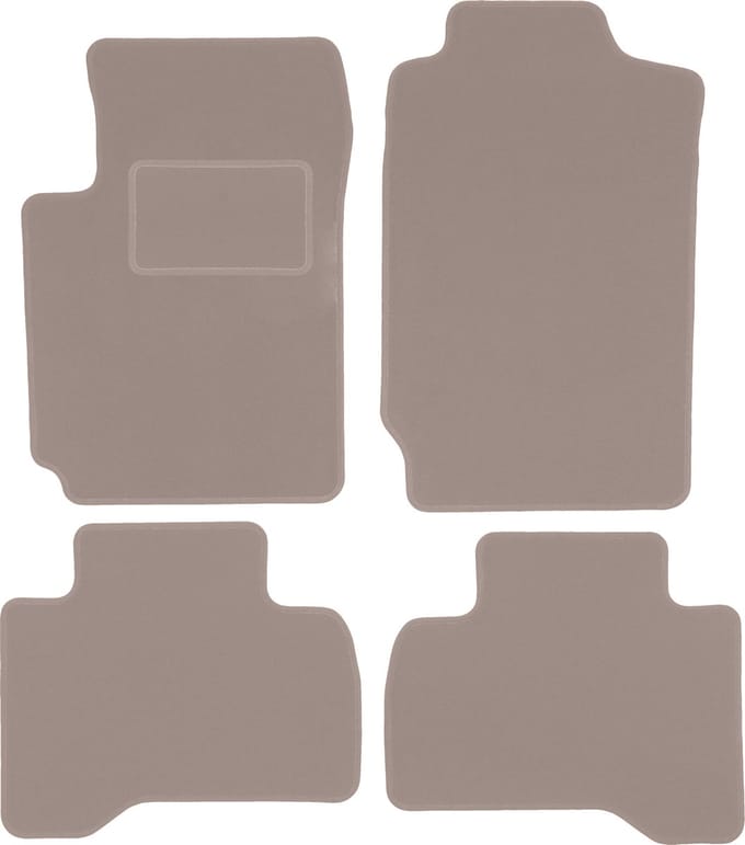 Beige veloursmatten voor: Suzuki Grand Vitara II 3-deurs (2005-2014)