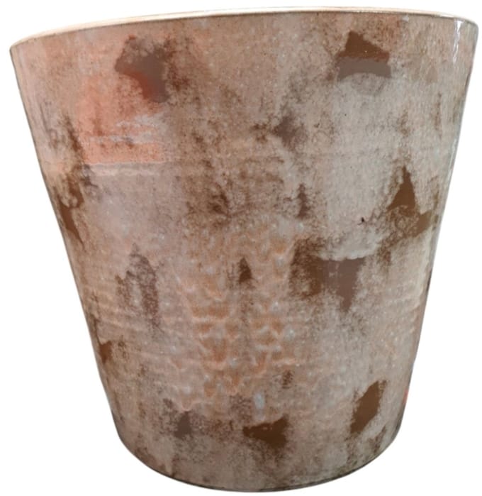 Mica Decorations Bloempot Bas zalm kleur H44 x D44cm