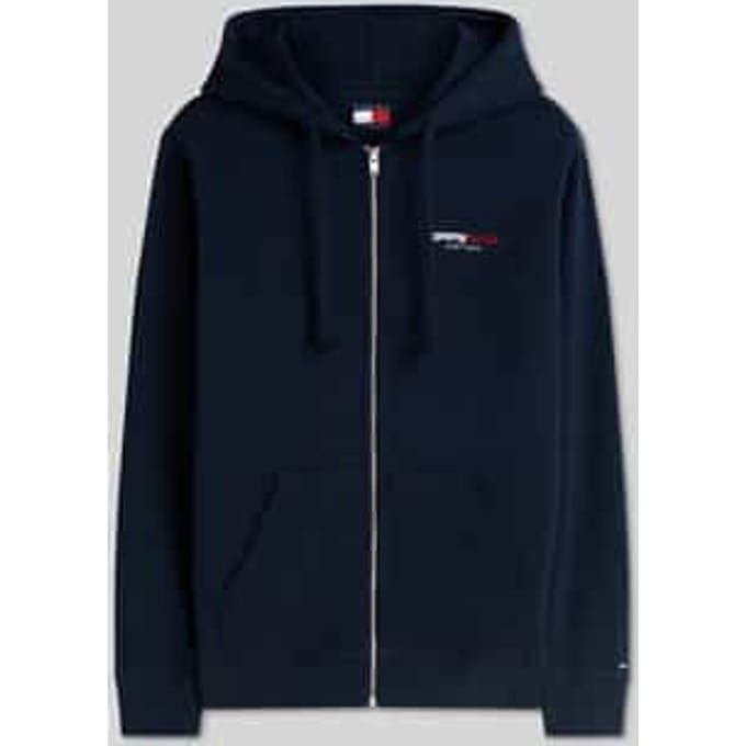 relaxed fit sweatjack van katoenmix