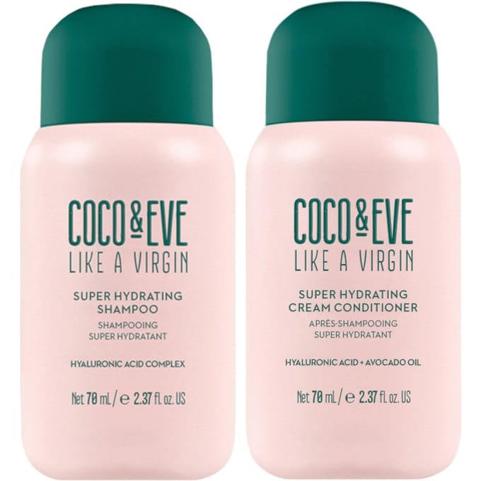 Coco & Eve Super Hydrating Shampoo and Conditioner Travel Bundle