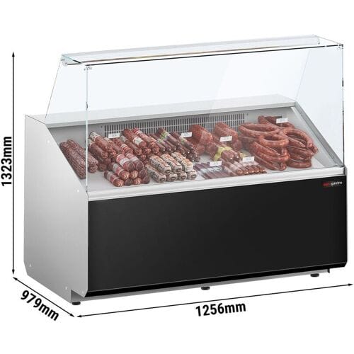 GGM Gastro Kühltheke - 1300mm - Frontblende Schwarz