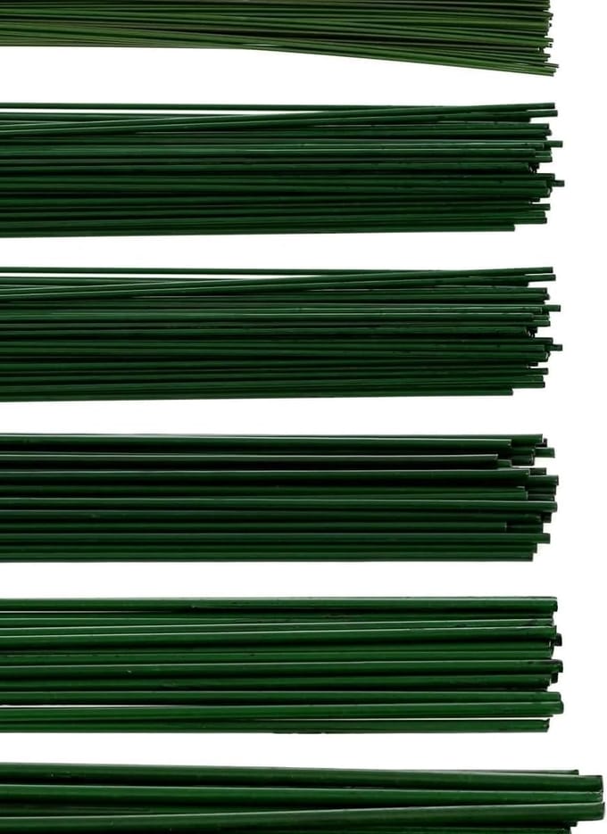 Steekdraad Binddraad Knutseldraad Groen Gelakt Metaal - Diverse Diameters en Lengtes