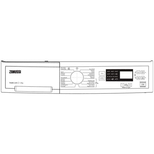 AEG controlepaneel, wit, Zanussi, NL,FR 140210198010