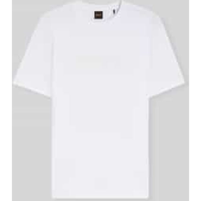 regular fit T-shirt van puur katoen model 'TE_LOGO'
