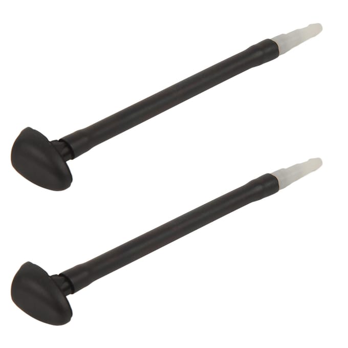 2 Stuks Ruitensproeier Mondstuk 6438CA Vervanging voor Citroen C3 C3 II C3 Picasso C4 Jumpy gray