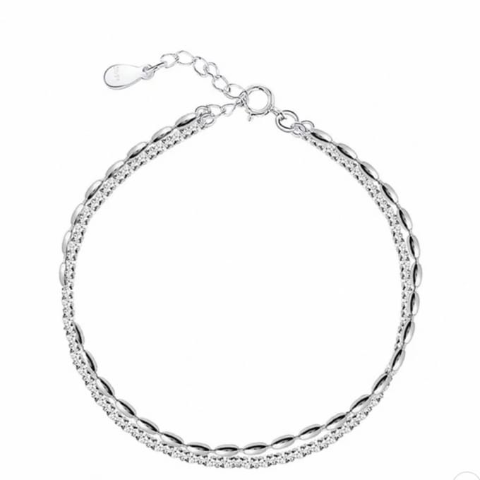 Armband -Guusje- zilver- 19 cm - Charme Bijoux