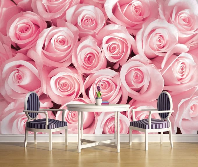 Poster | Roze | 104 x 70,5 cm