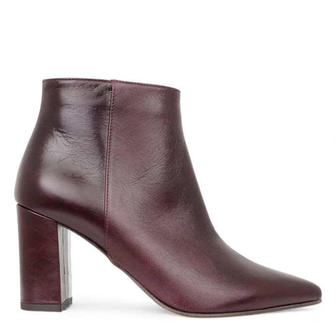 Noë Shoes Nirma Enkellaars Burgundy