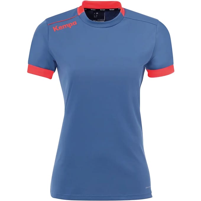 Kempa Player Shirt Dames - sportshirts - grijs/rood - Vrouwen