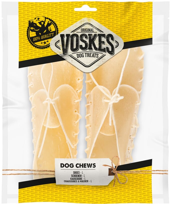 Voskes Hondensnacks Schoenen L - 2 stuks