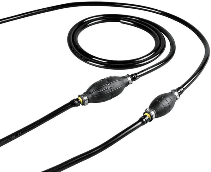 Brandstof pompbal met 2 meter brandstofslang - 8 mm inwendig