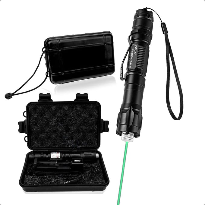 Tech Essentials Professionele Laserpen Groen - Klasse II - Oplaadbaar - Gadget