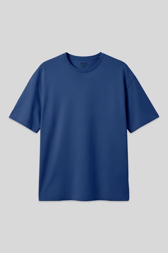 Oversized Katoenen Crew Neck T-Shirt