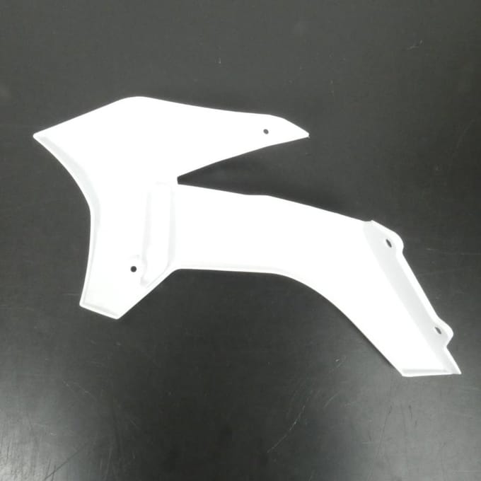 Écope droite Générique pour Pit bike Bastos Blanc 0410600202436 Neuf