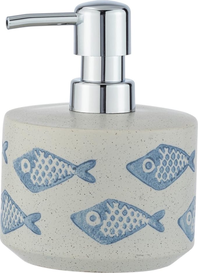 Wenko Zeepdispenser Aquamarin 10 X 13,2 Cm Keramiek Beige