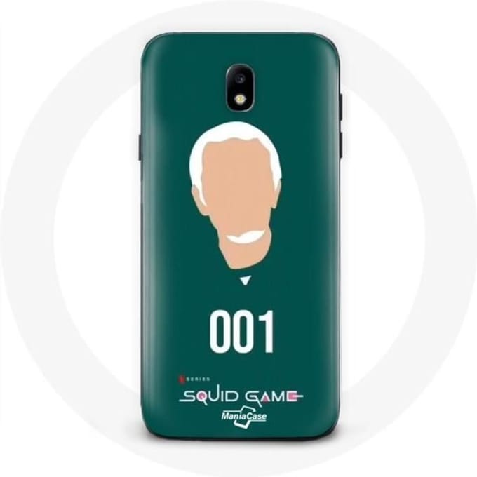 Coque pour Samsung Galaxy j7 2017 Squid Game Oh Il nam Numéro 001