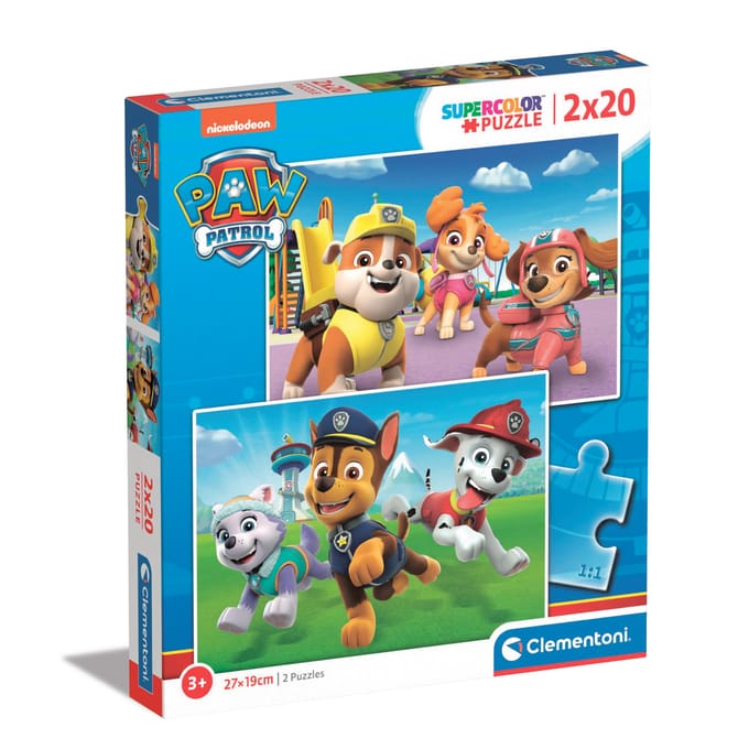 Clementoni - Puzzel - 2x20 Stukjes - Paw Patrol - Puzzel Voor Kinderen