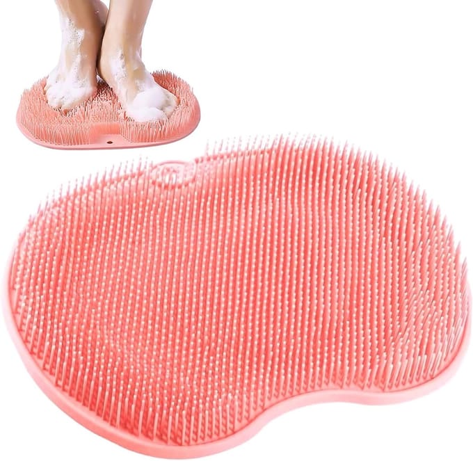 Verzorgende Massagepad met Antislip Suction Cups, Rugschrobber voor Peeling en Ontspanning