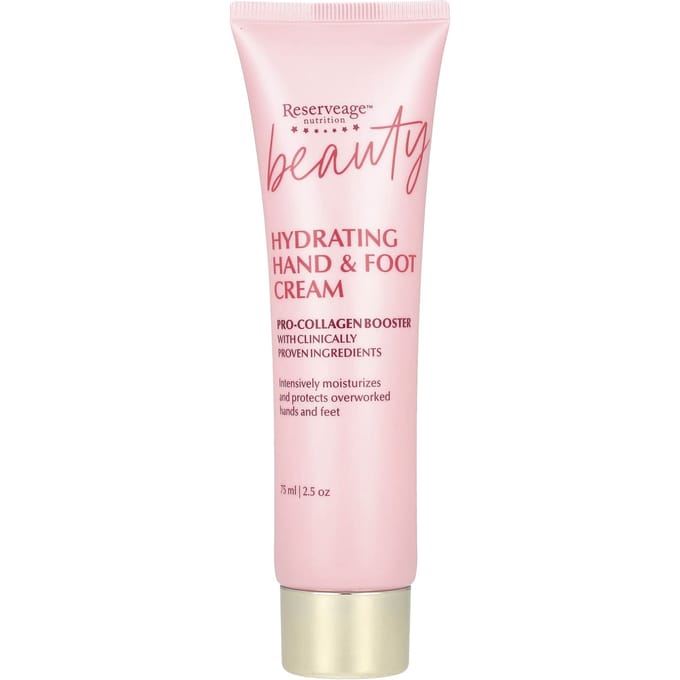 Reserveage Beauty, Hydrating Hand and Foot Cream, 2.5 oz (75 ml) white