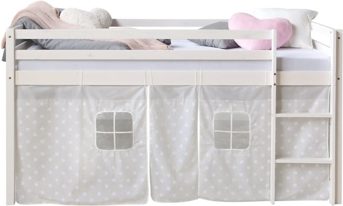Homestyle4u Hoogslaper - 90x200 cm - Wit