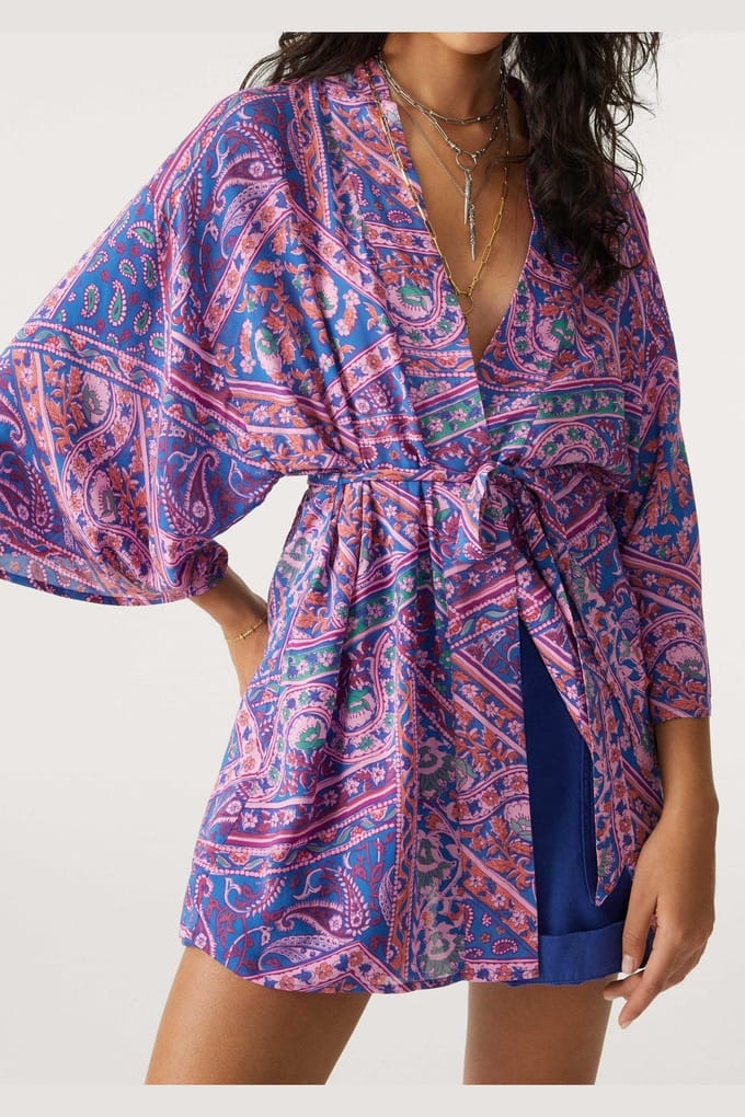 BA&SH Kimono False Bleu Taglia: M | Vestiti Outlet | Donna