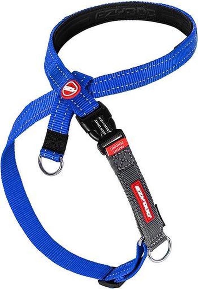 EzyDog Crosscheck Hondentuig - Harnas voor Honden - M - Blauw