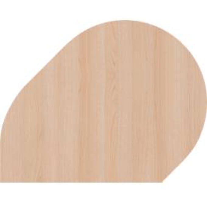 Aanschuiftafel Breno, voor bureaus Breno, 800 x 1000 mm, eiken/grafiet