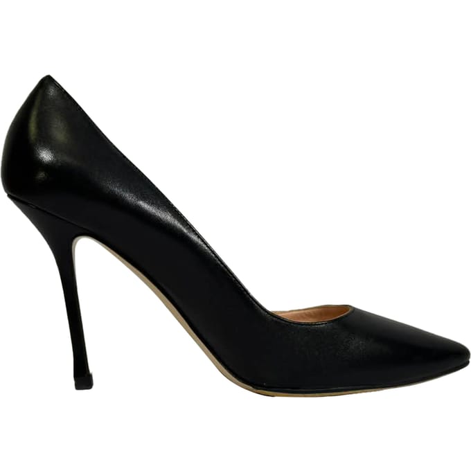 Sergio Rossi Godiva Pumps in Zwart Leer