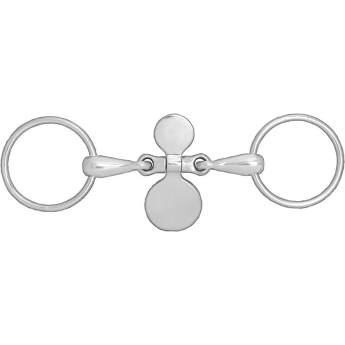 2 ring bit voor pallet paarden Horze Chantilly