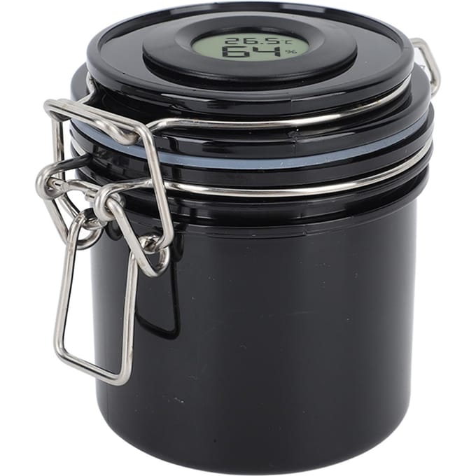 Réservoir de stockage de colle à cils 200 ml avec écran d'affichage, pot scellé, récipient à charbon actif pour greffage d'extensions de cils noir