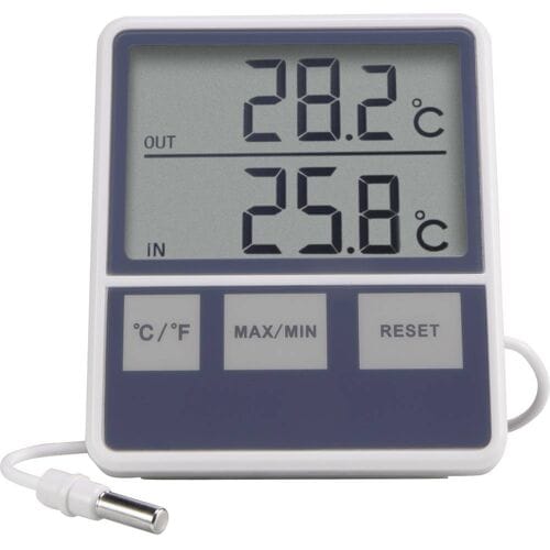 1015 Kabelgebonden thermometer Wit