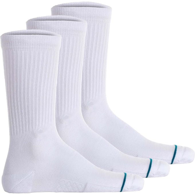 Stance unisex casual 3P sokken icon wit
