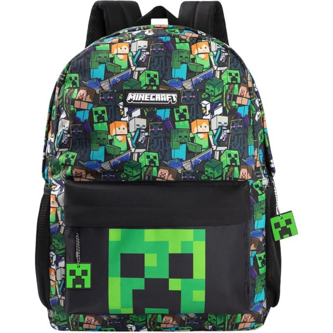 Minecraft Kinderen/Kinderen Film Rugzak One Size zwart