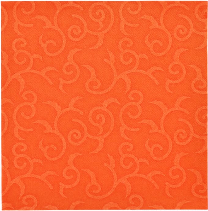 50 Servetten ROYAL Collection 1/4 vouw 40 cm x 40 cm nectarine Casali