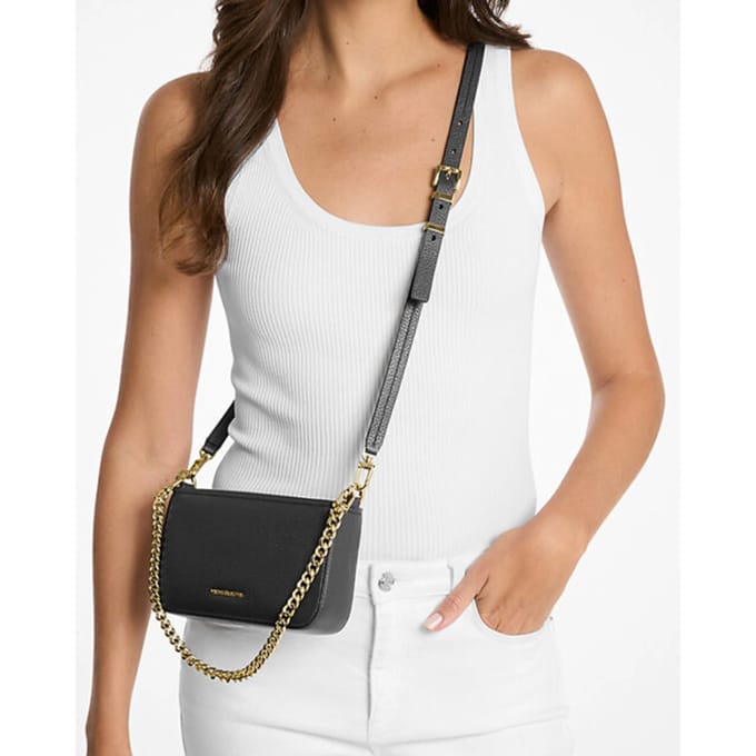 Michael Kors Kleine Crossbodytas / Schoudertas Dames - Leer - Bryant - Zwart