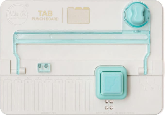 We R Memory Keepers Tab Punch Board - Voor planner, journal of agenda