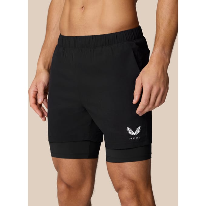 Flow Training 2-in-1 Short - Zwart