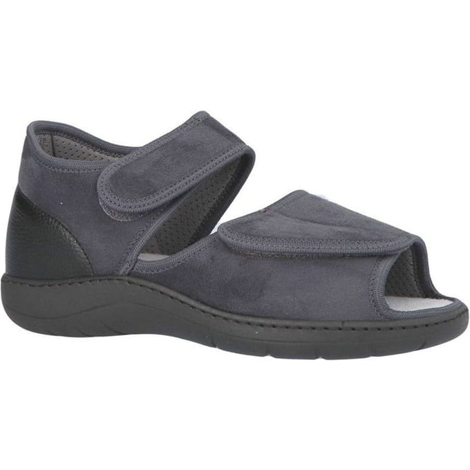 TECNICA 5 Pantoffel Sandaal, Comfortschoen - Unisex - wijdte XL - grijs - maat 36