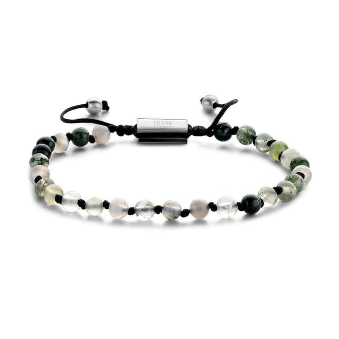 Frank 1967 Beads 7FB 0366 Natuurstenen armband - One-size - 4 mm - Groen