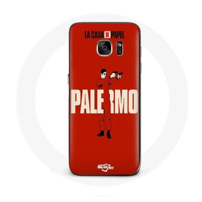 Coque - La casa de papel - Samsung Galaxy S7 - Rouge - Souple - Protection