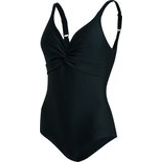 Speedo Shaping Brigitte 1 Piece Zwart Sportbadpak - Maat 36