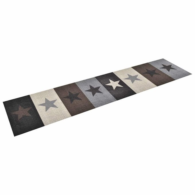 vidaXL - Keukenmat - wasbaar - Stars - 60x300 - cm