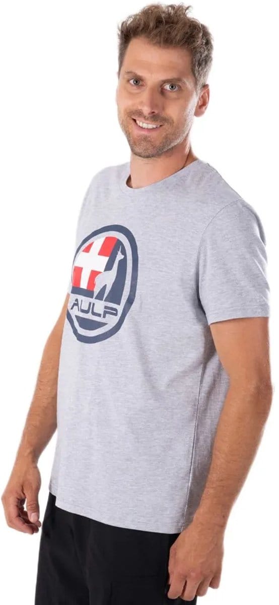 Aulp Dandi T-shirt Met Korte Mouwen Grijs S Man