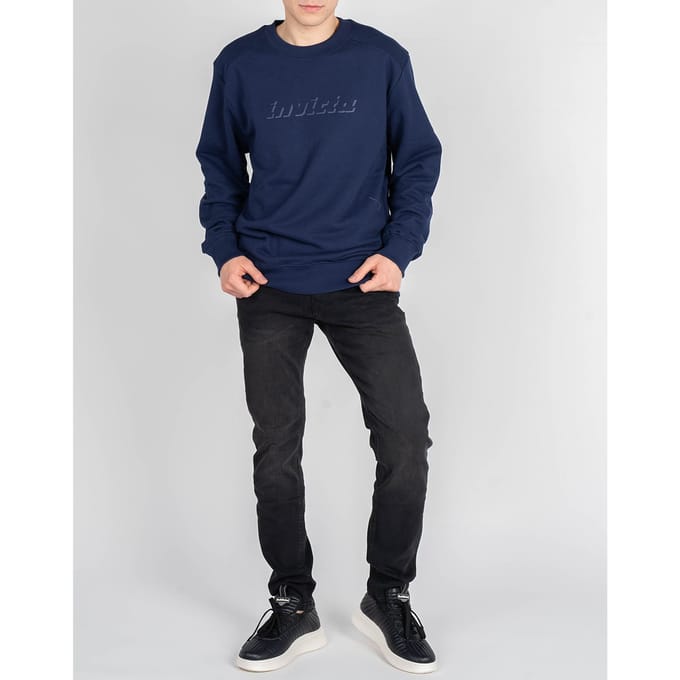 Invicta blouse C-Neck Mannen blauw