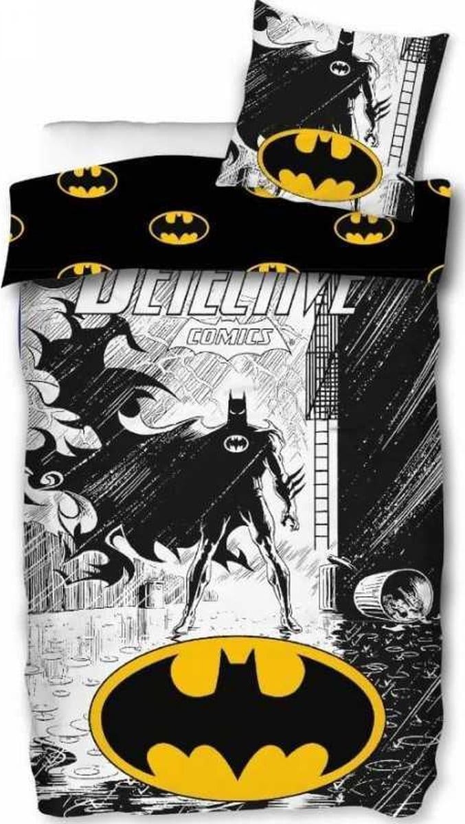 Batman - Dekbedovertrek - 140x200Cm - Eenpersoons – 100% Katoen